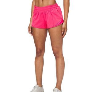 Lululemon Hotty Hot Short II 2.5" Pink Size 6